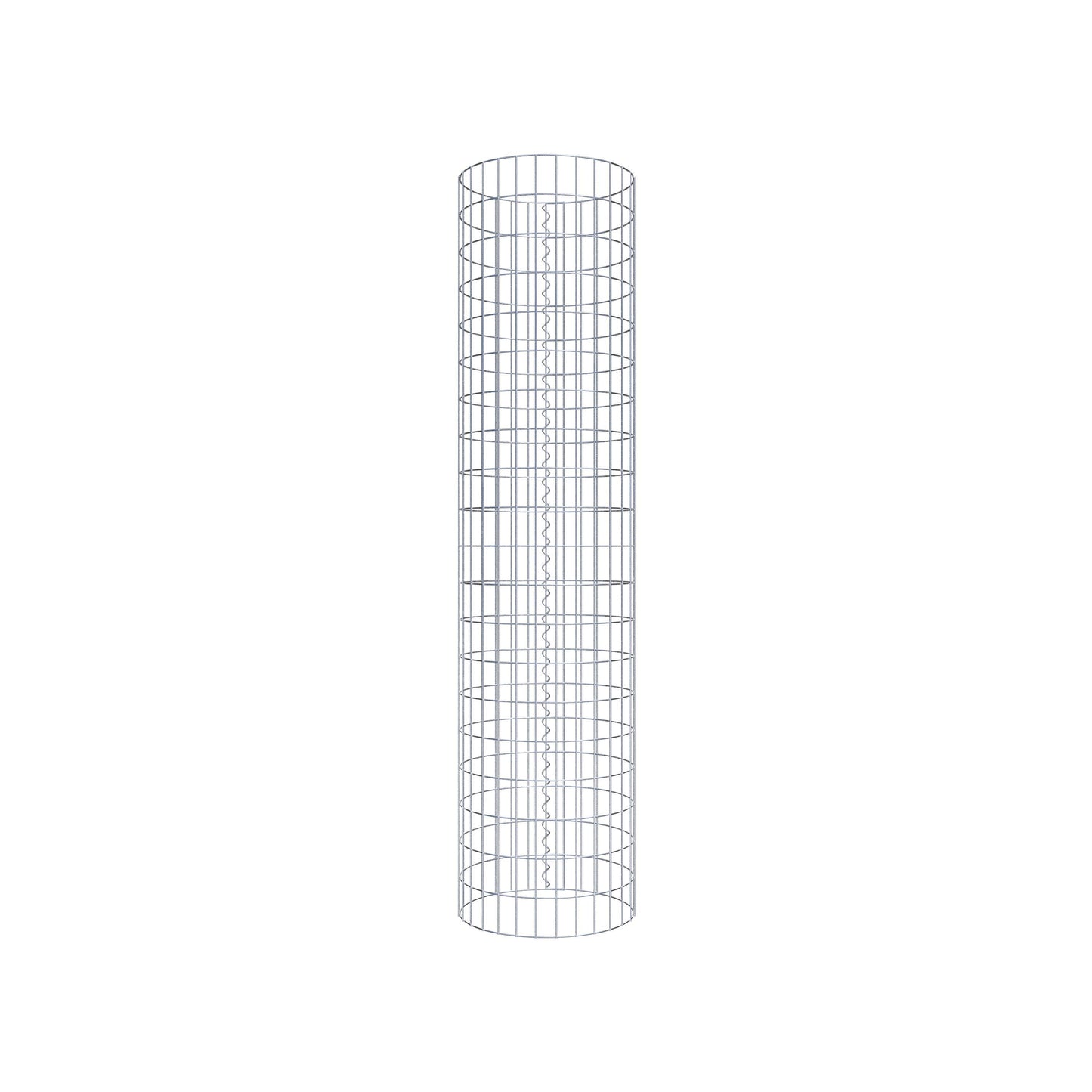 Gabionpelare rund 47 cm diameter, 200 cm höjd, maskstorlek 5 cm x 10 cm