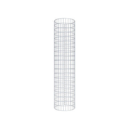 Gabionpelare rund 47 cm diameter, 200 cm höjd, maskstorlek 5 cm x 10 cm