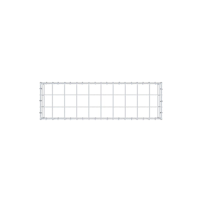 Anbaugabione Typ 3 100 cm x 20 cm x 30 cm (L x H x T), Maschenweite 10 cm x 10 cm, C-Ring
