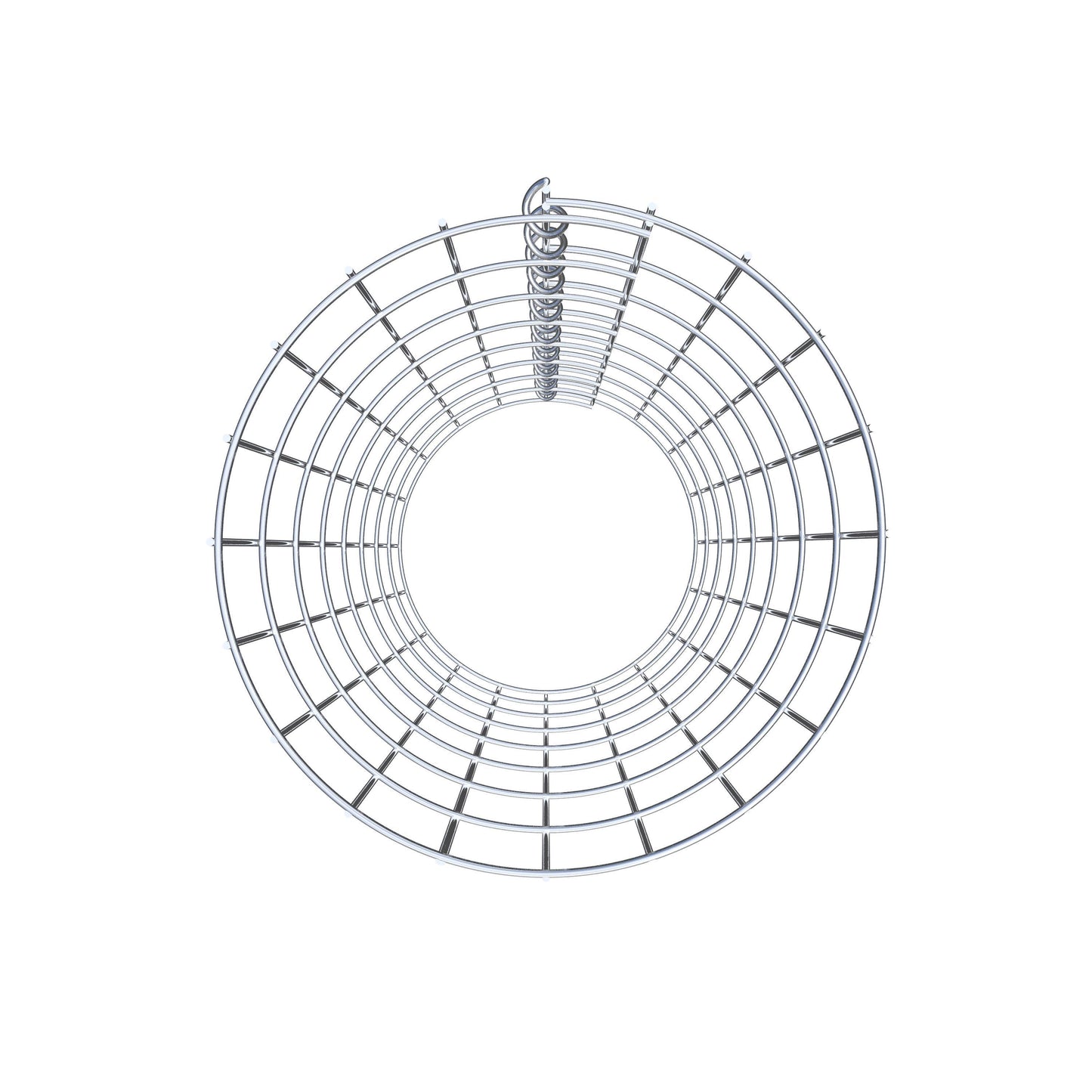 Colonne de gabion ronde 32 cm de diamètre, 80 cm de hauteur, maille 5 cm x 10 cm