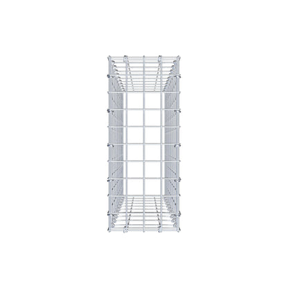 Anbaugabione Typ 3 100 cm x 20 cm x 50 cm (L x H x T), Maschenweite 5 cm x 10 cm, C-Ring