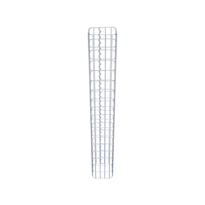 Colonna di gabbioni, quadrata 22 cm x 22 cm, alta 160 cm, MW 5 cm x 10 cm