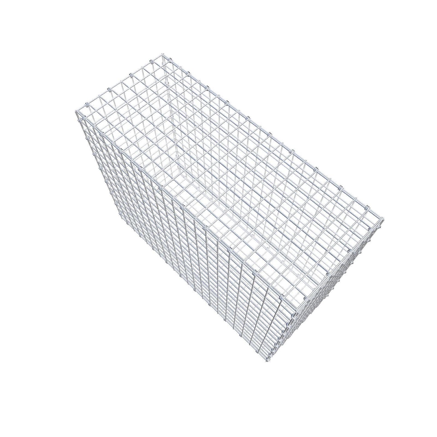 Schanskorf 100 cm x 80 cm x 40 cm (L x H x D), maaswijdte 5 x 5 cm, spiraalring