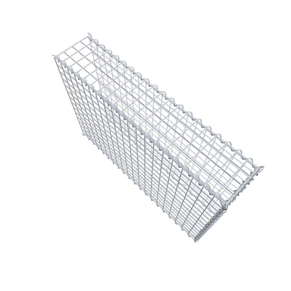 Gavión adulto tipo 2 100 cm x 70 cm x 20 cm (largo x alto x profundidad), tamaño de malla 5 cm x 5 cm, espiral