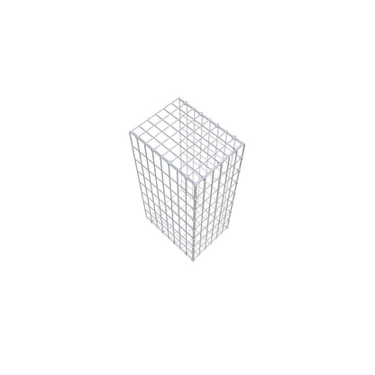 Pila adicional tipo 2 80 cm x 40 cm x 30 cm, malla 5 cm x 10 cm, anillo en C