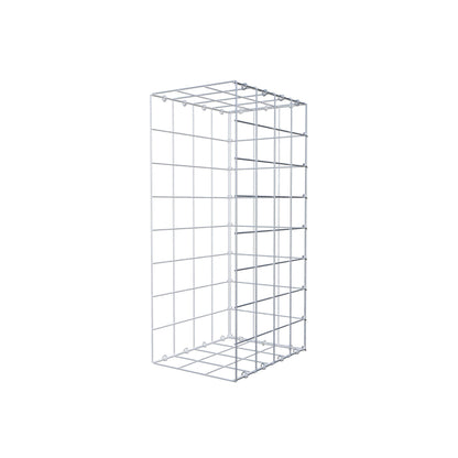 Type 2 oplegkorf 80 cm x 40 cm x 30 cm (L x H x D), maaswijdte 10 cm x 10 cm, C-ring