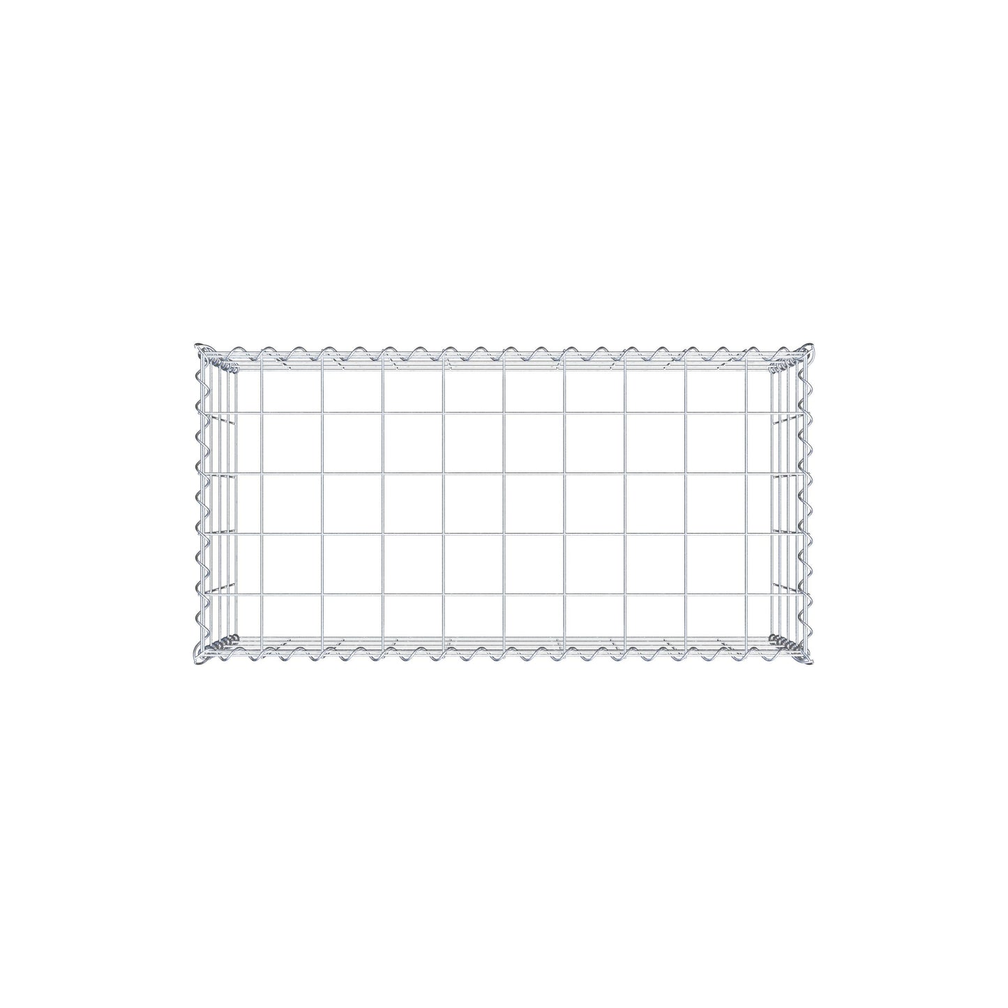 Gavión complementario tipo 3 100 cm x 40 cm x 50 cm (L x A x P), malla 10 cm x 10 cm, espiral