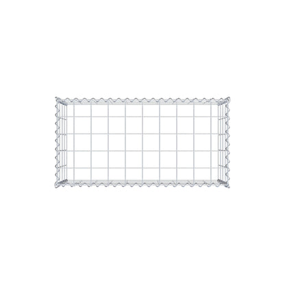 Gavión complementario tipo 3 100 cm x 40 cm x 50 cm (L x A x P), malla 10 cm x 10 cm, espiral