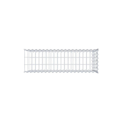 Opvokset gabion type 2 100 cm x 50 cm x 30 cm (L x H x D), maskestørrelse 5 cm x 10 cm, spiral