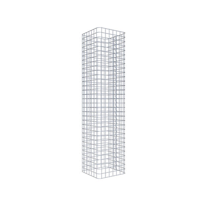 Colonna di gabbioni angolare 37 cm x 37 cm, altezza 160 cm, MW 5 cm x 5 cm