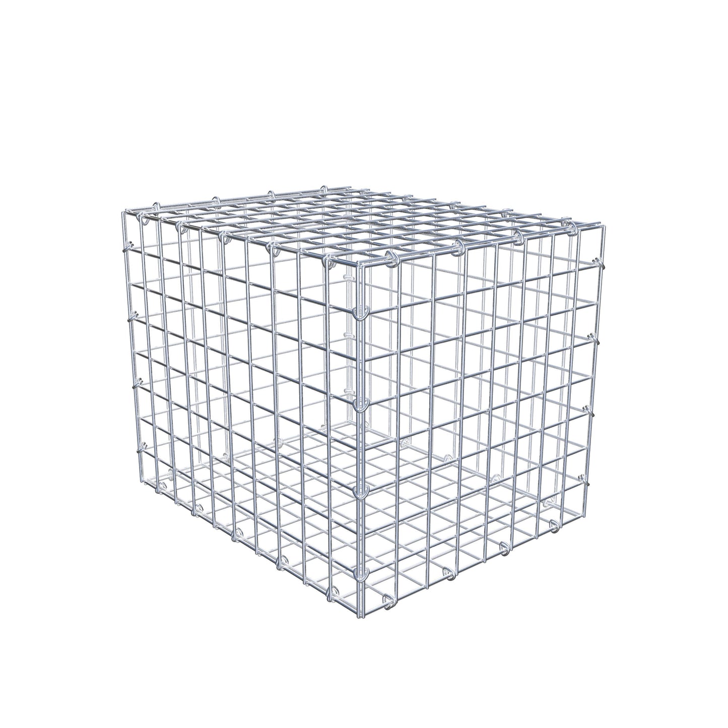 Schanskorf 50 cm x 40 cm x 40 cm (L x H x D), maaswijdte 5 cm x 5 cm, C-ring