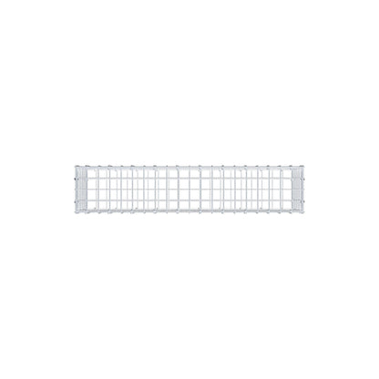 Schanskorf 100 cm x 30 cm x 20 cm (L x H x D), maaswijdte 5 cm x 5 cm, C-ring