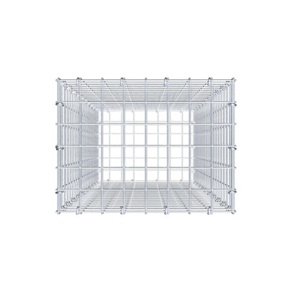 Gabion 100 cm x 40 cm x 30 cm (L x H x D), mesh size 5 cm x 5 cm, C-ring
