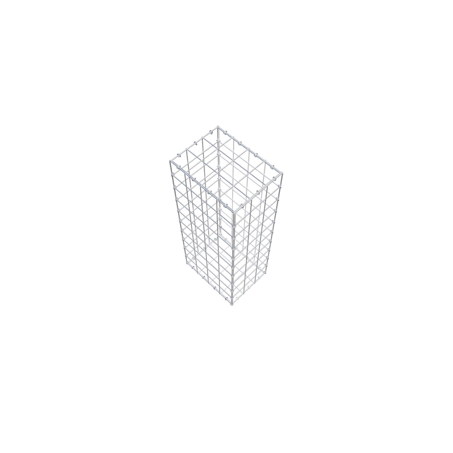 Schanskorf 100 cm x 40 cm x 30 cm (L x H x D), maaswijdte 10 cm x 10 cm, C-ring