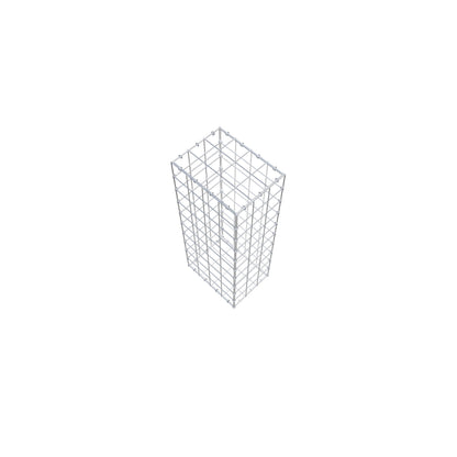 Schanskorf 100 cm x 40 cm x 30 cm (L x H x D), maaswijdte 10 cm x 10 cm, C-ring
