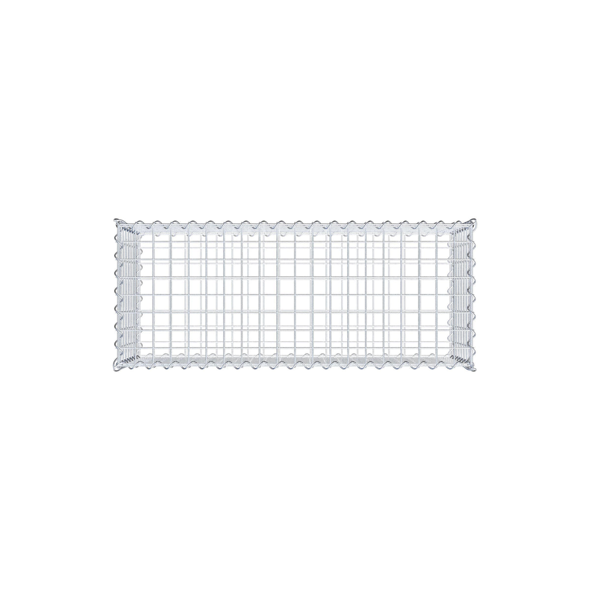 Gabion 100 cm x 40 cm x 40 cm (L x H x P), mailles 5 cm x 5 cm, spirale