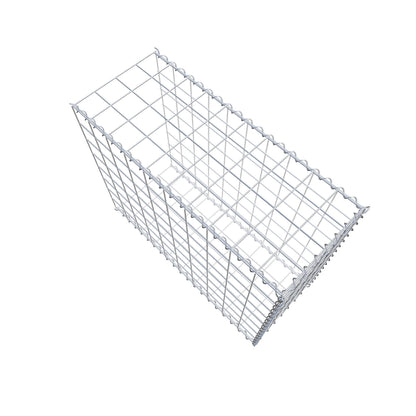 Grown-on gabion type 2 100 cm x 80 cm x 40 cm (L x H x D), mesh size 10 cm x 10 cm, spiral