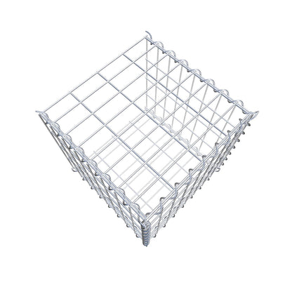 Add-on schanskorf type 2 40 cm x 40 cm x 40 cm (L x H x D), maaswijdte 5 cm x 10 cm, spiraalvormig