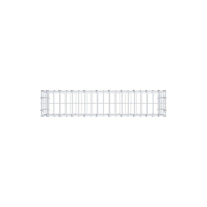 Gabion 100 cm x 40 cm x 20 cm (L x H x D), mesh size 5 x 10 cm, spiral ring