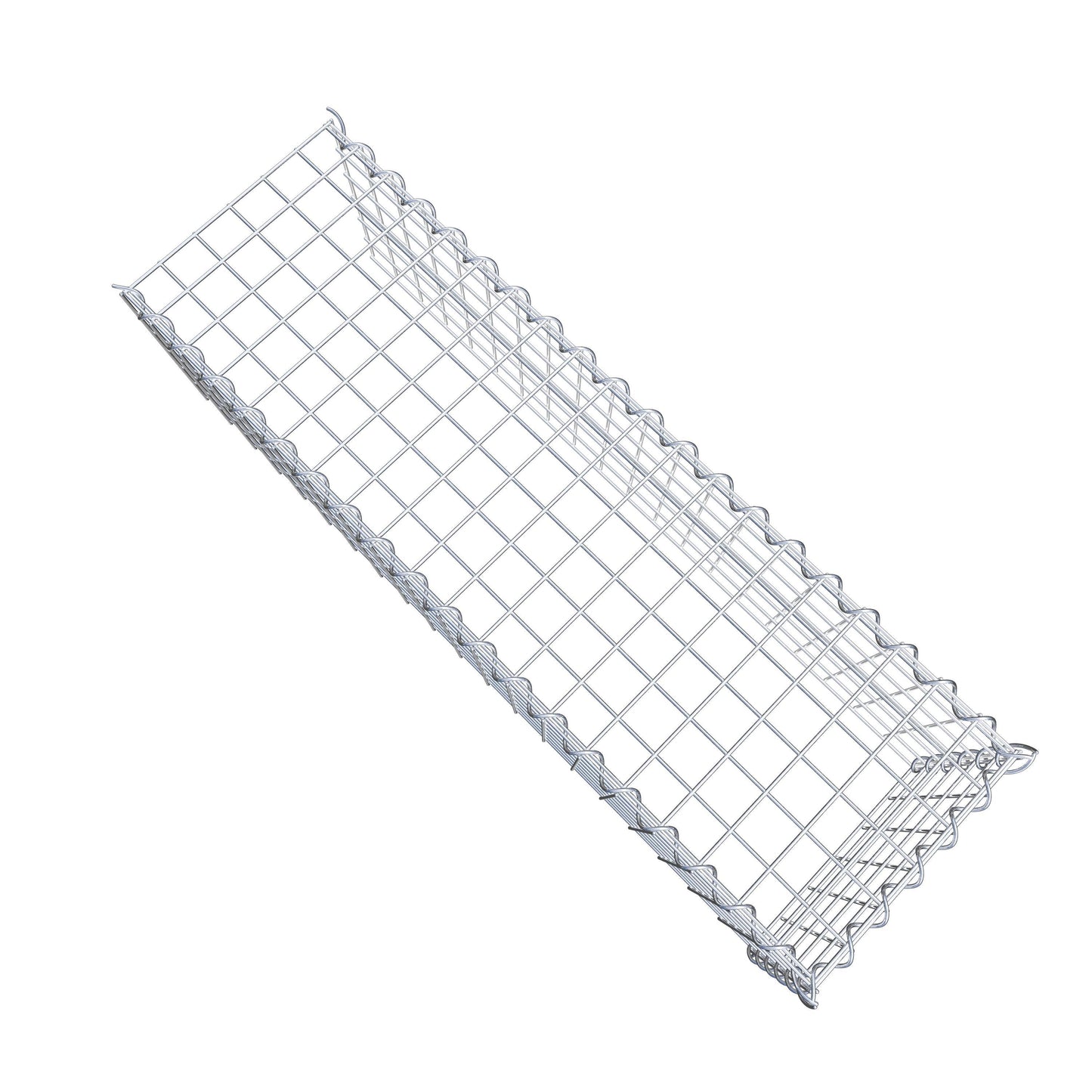 Grown-on gabion type 4 100 cm x 30 cm x 30 cm (L x H x D), mesh size 5 cm x 5 cm, spiral