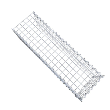 Grown-on gabion type 4 100 cm x 30 cm x 30 cm (L x H x D), mesh size 5 cm x 5 cm, spiral