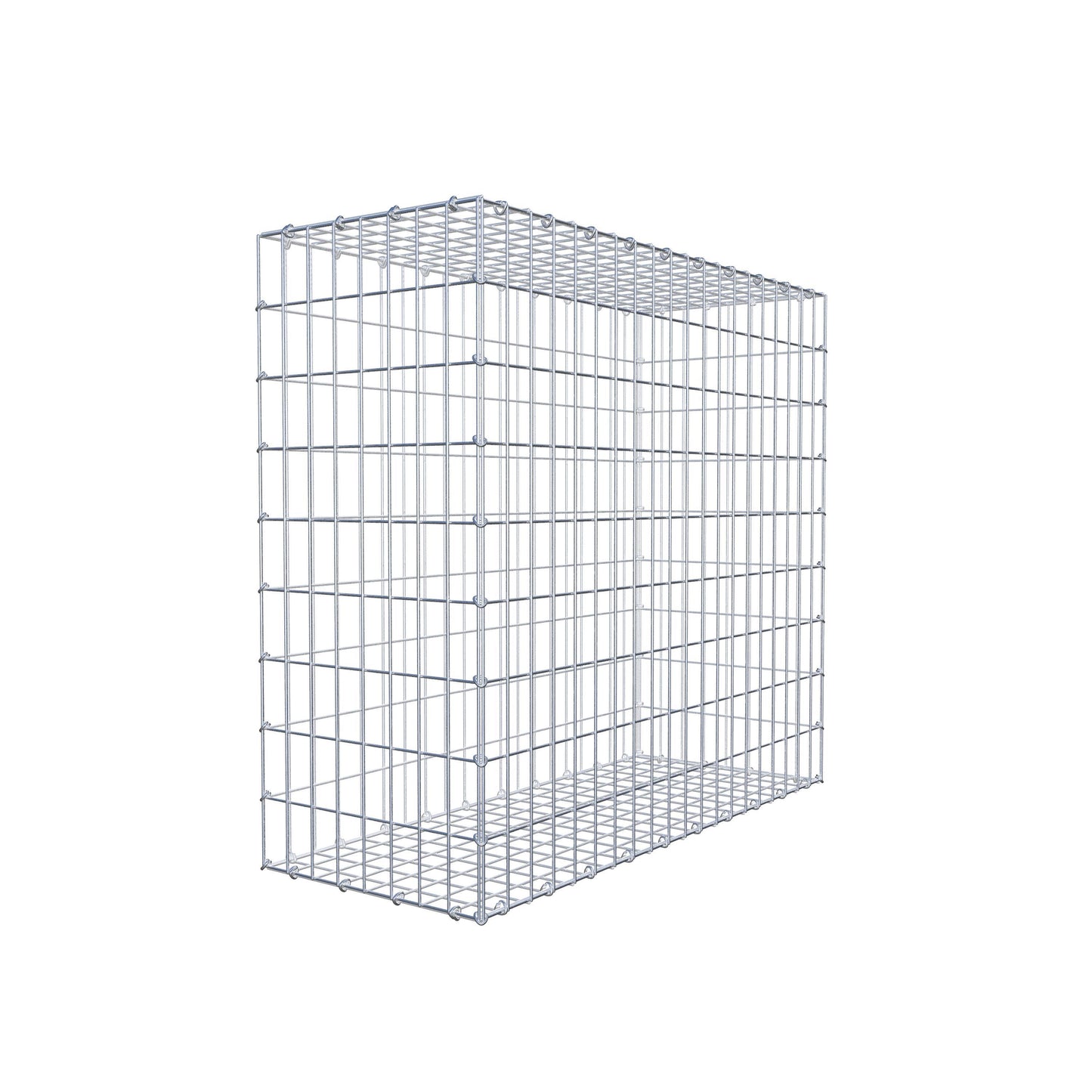 Gabione 100 cm x 90 cm x 40 cm (L x H x T), Maschenweite 5 cm x 10 cm, C-Ring