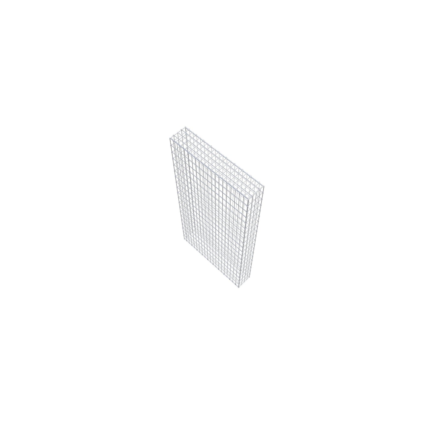 Gavión 200 cm x 100 cm x 20 cm (L x A x P), luz de malla 5 cm x 10 cm, anillo en C