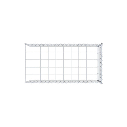 Gabbione aggiuntivo tipo 4 100 cm x 40 cm x 50 cm (L x A x P), maglia 10 cm x 10 cm, spirale