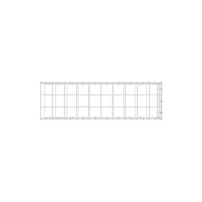 Monteret gabion type 2 100 cm x 20 cm x 30 cm (L x H x D), maskestørrelse 10 cm x 10 cm, C-ring