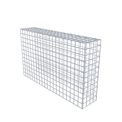 Monteret gabion type 4 100 cm x 60 cm x 20 cm (L x H x D), maskestørrelse 5 cm x 5 cm, C-ring