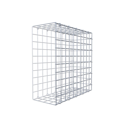 Anbaugabione Typ 2 50 cm x 50 cm x 20 cm (L x H x T), Maschenweite 5 cm x 5 cm, C-Ring