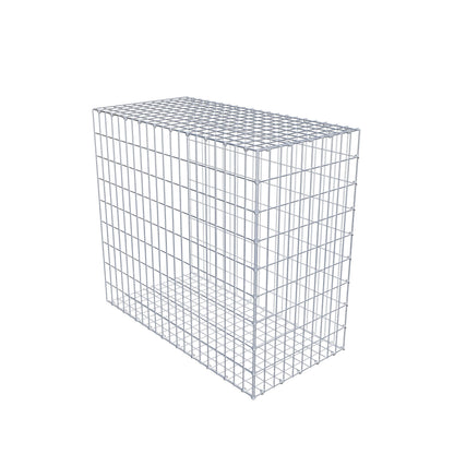 Monteret gabion type 2 100 cm x 90 cm x 50 cm, maskestørrelse 5 cm x 10 cm, C-ring