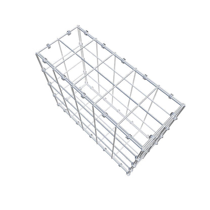 Gabion 50 cm x 40 cm x 20 cm (L x H x P), mailles 10 x 10 cm, anneau en spirale