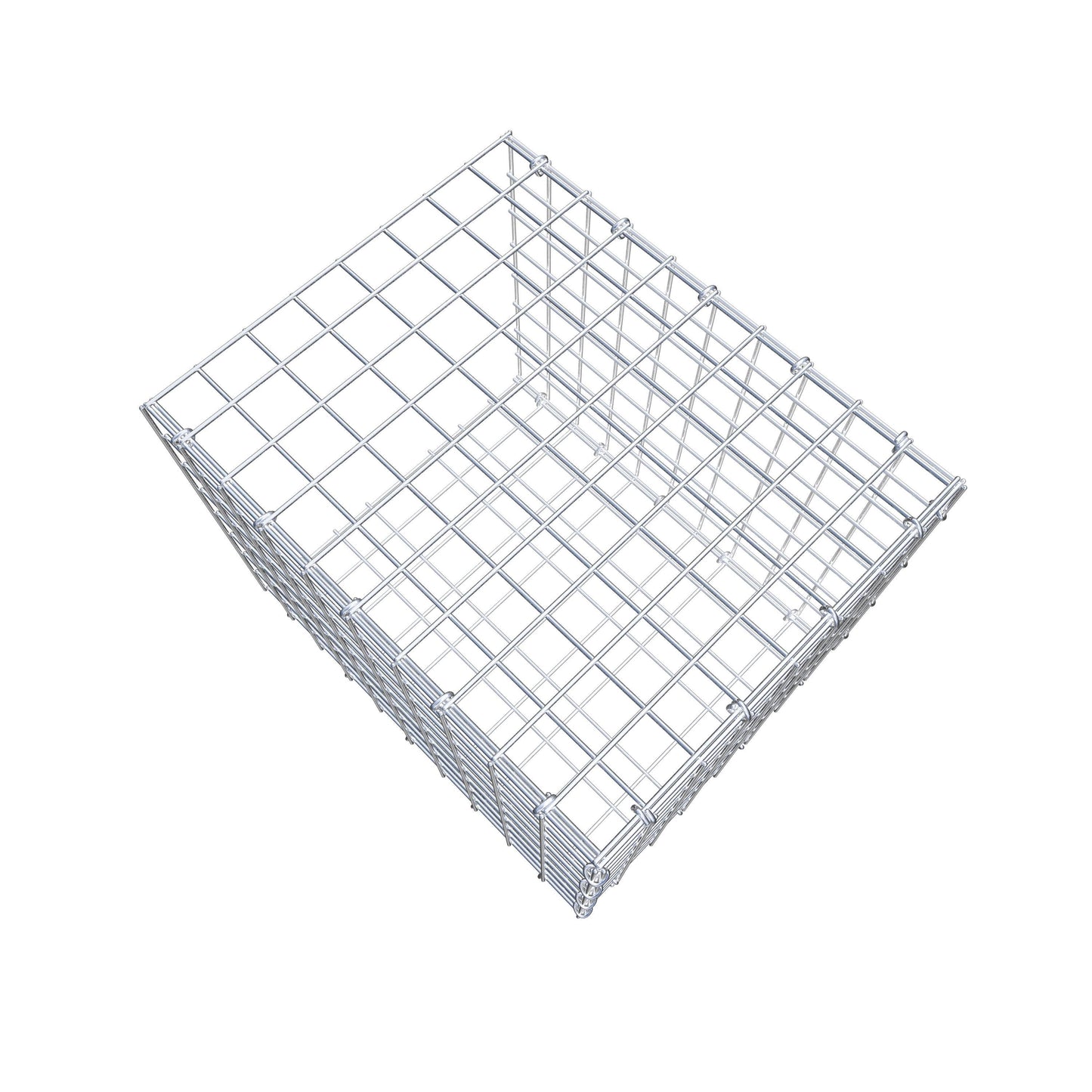 Pila adicional tipo 2 50 cm x 40 cm x 40 cm (L x A x P), malla 5 cm x 5 cm, anillo en C