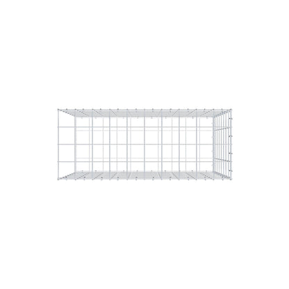 Type 2 oplegkorf 100 cm x 80 cm x 40 cm (L x H x D), maaswijdte 10 cm x 10 cm, C-ring