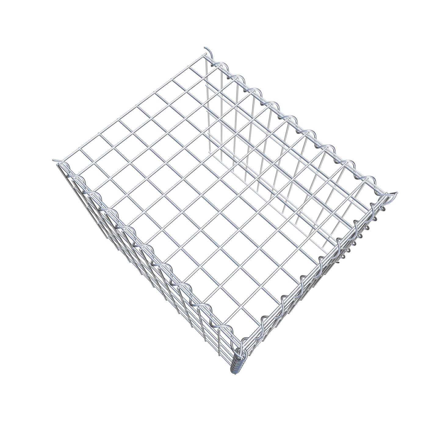 Anbaugabione Typ 4 50 cm x 40 cm x 40 cm (L x H x T), Maschenweite 5 cm x 10 cm, Spirale