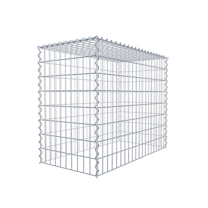 Extra gabion typ 3 100 cm x 80 cm x 50 cm (L x H x D), maskstorlek 5 cm x 10 cm, spiral