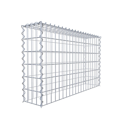 Add-on schanskorf type 3 100 cm x 60 cm x 20 cm (L x H x D), maaswijdte 5 cm x 10 cm, spiraalvormig