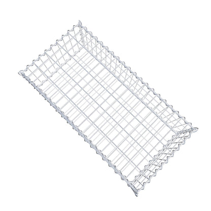 Gabion 100 cm x 30 cm x 50 cm (L x H x P), mailles 5 cm x 10 cm, spirale