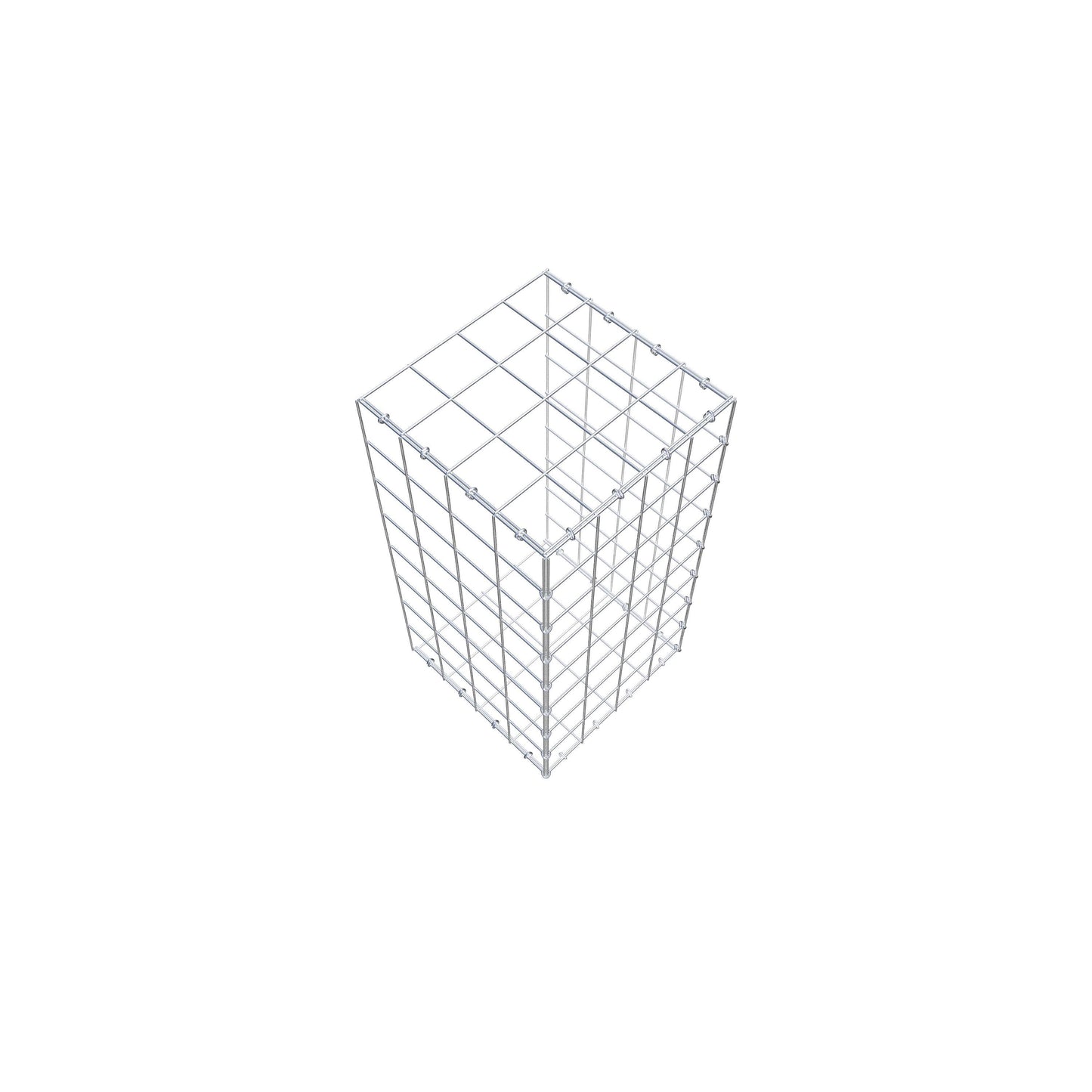 Anbaugabione Typ 2 80 cm x 40 cm x 40 cm (L x H x T), Maschenweite 10 cm x 10 cm, C-Ring