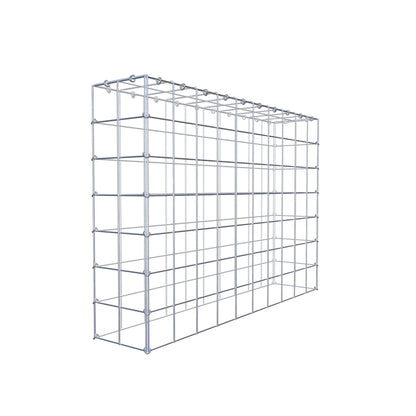 Mounted gabion type 3 100 cm x 70 cm x 20 cm (L x H x D), mesh size 10 cm x 10 cm, C-ring