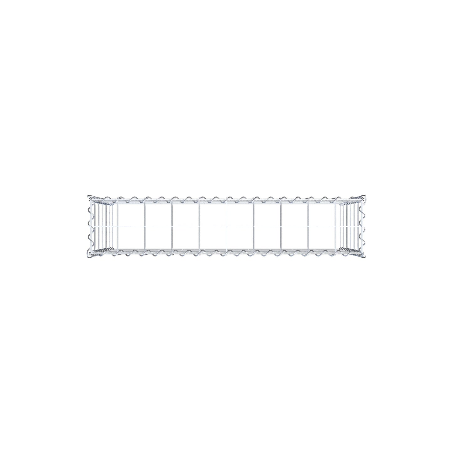 Anbaugabione Typ 3 100 cm x 60 cm x 20 cm (L x H x T), Maschenweite 10 cm x 10 cm, Spirale