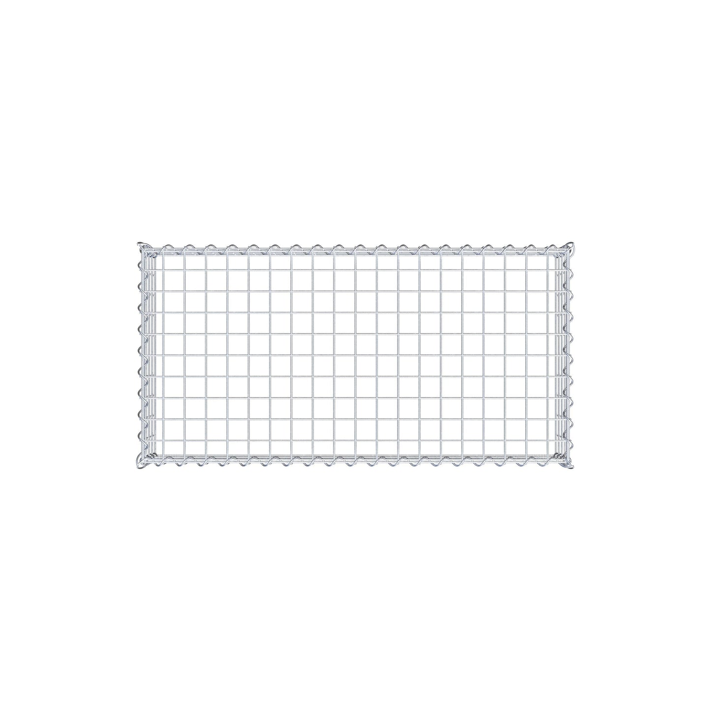 Add-on schanskorf type 3 100 cm x 20 cm x 50 cm (L x H x D), maaswijdte 5 cm x 5 cm, spiraalvormig