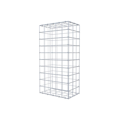 Gavión 100 cm x 30 cm x 50 cm (L x A x P), malla 10 cm x 10 cm, anillo en C