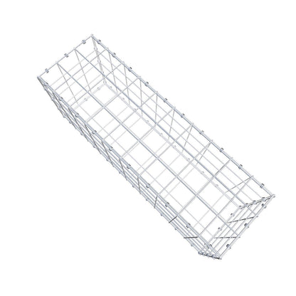 Gabbione 100 cm x 40 cm x 30 cm (L x H x P), maglia 10 x 10 cm, anello a spirale