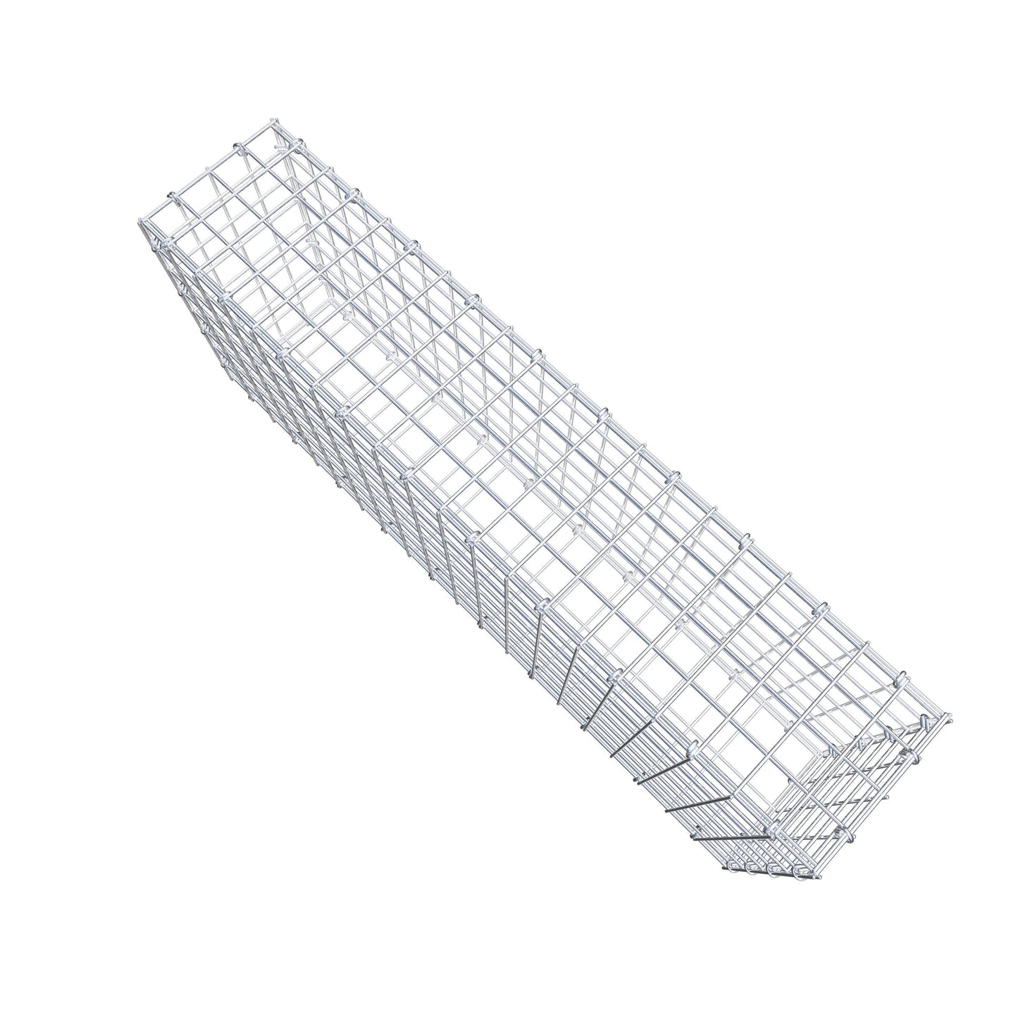 Gabione 100 cm x 40 cm x 20 cm (L x H x T), Maschenweite 5 cm x 5 cm, C-Ring