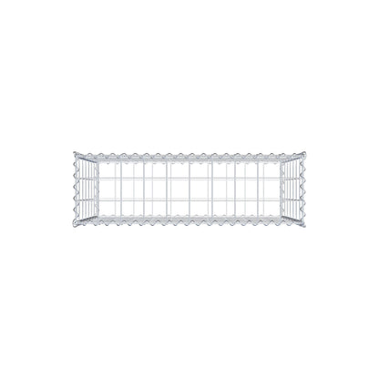 Gabione 100 cm x 70 cm x 30 cm (L x H x T), Maschenweite 10 cm x 10 cm, Spirale