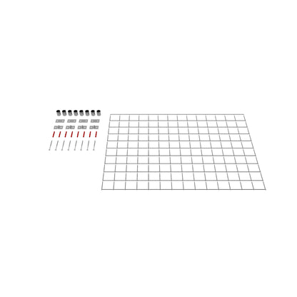 Decorative trellis / trellis (including mounting material) mesh size 5 x 5 cm