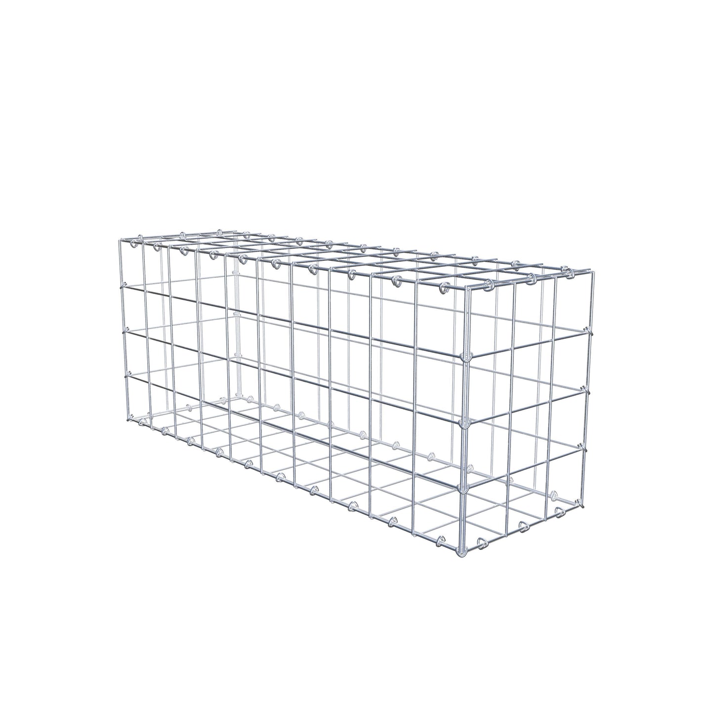 Schanskorf 100 cm x 40 cm x 30 cm (L x H x D), maaswijdte 10 cm x 10 cm, C-ring