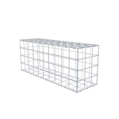Schanskorf 100 cm x 40 cm x 30 cm (L x H x D), maaswijdte 10 cm x 10 cm, C-ring